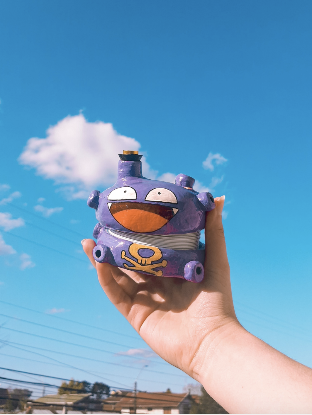 Bong acordeón "Bukket Koffing" de 40cm 2