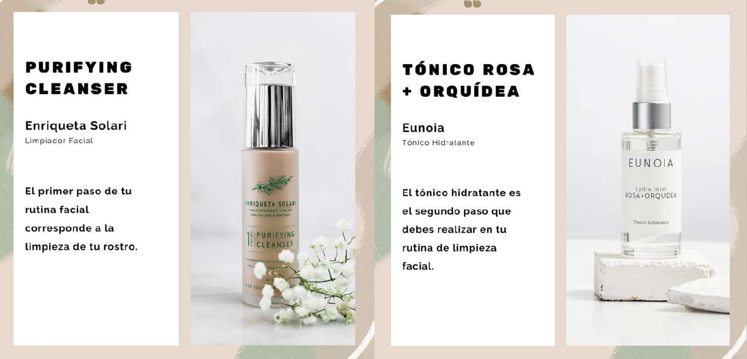 Caja Flora - Productos de Cuidado Facial 2