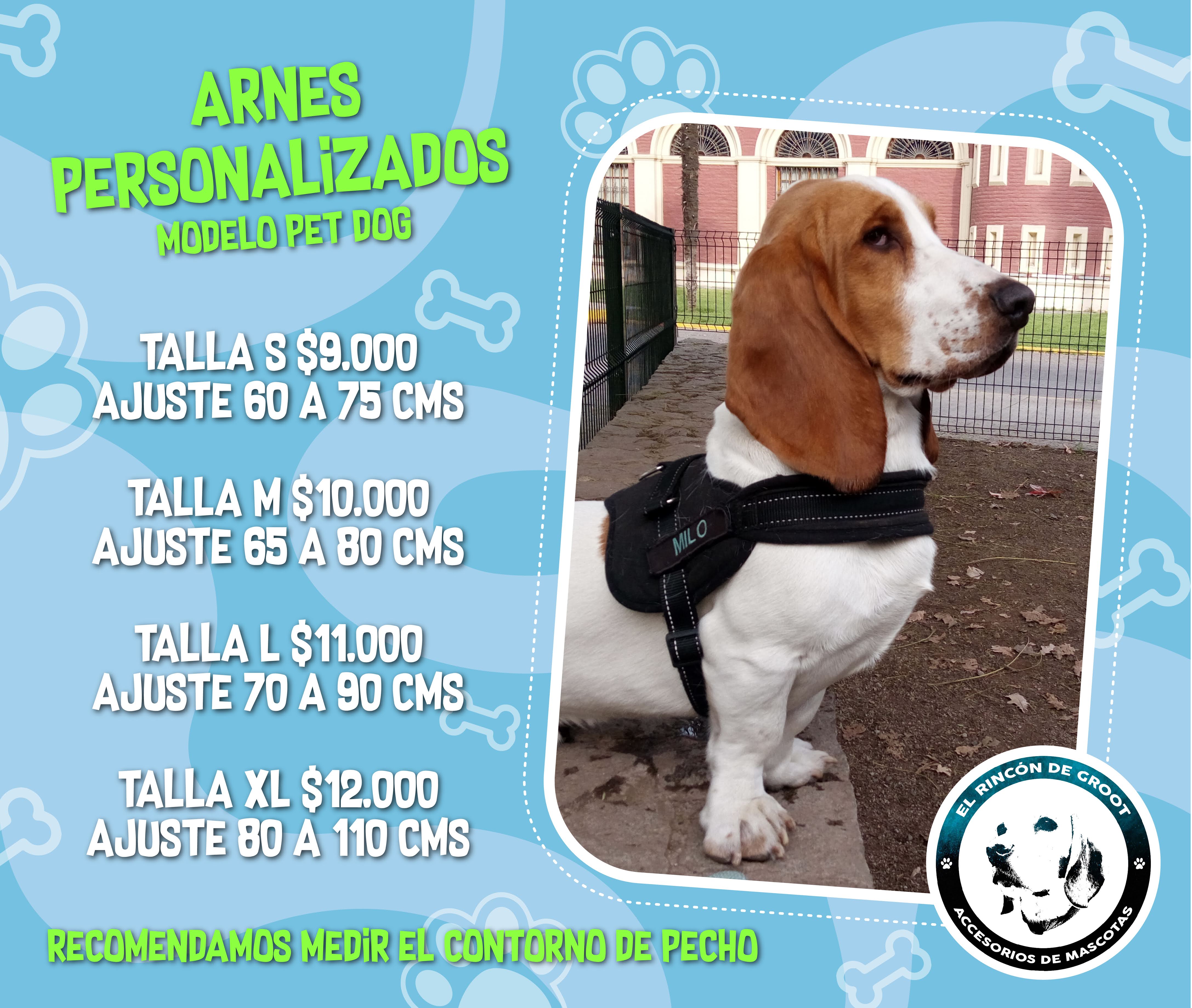 Arnés personalizados para mascotas 3